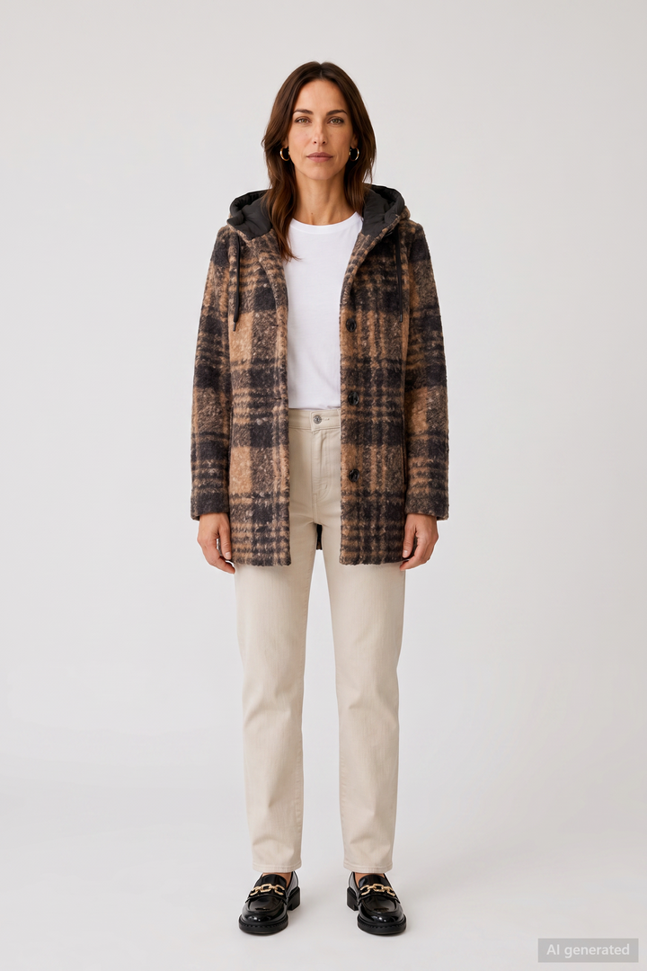 Eulalie | Veste en Laine à Capuche