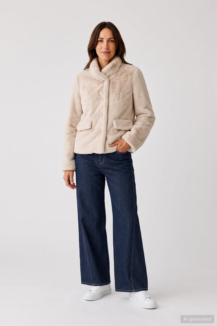 Isabeau | Veste en Fausse Fourrure