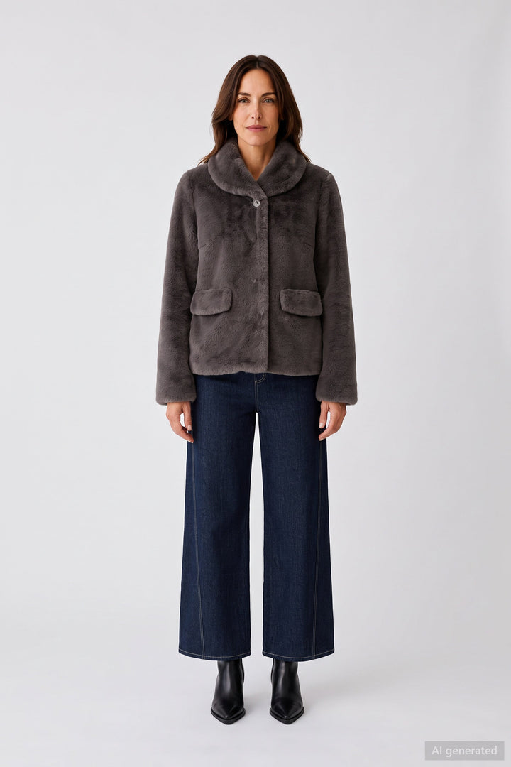 Isabeau | Veste en Fausse Fourrure