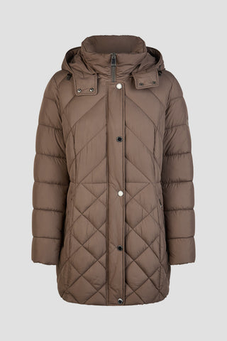 Adèle | Veste Matelassée à Capuche Amovible