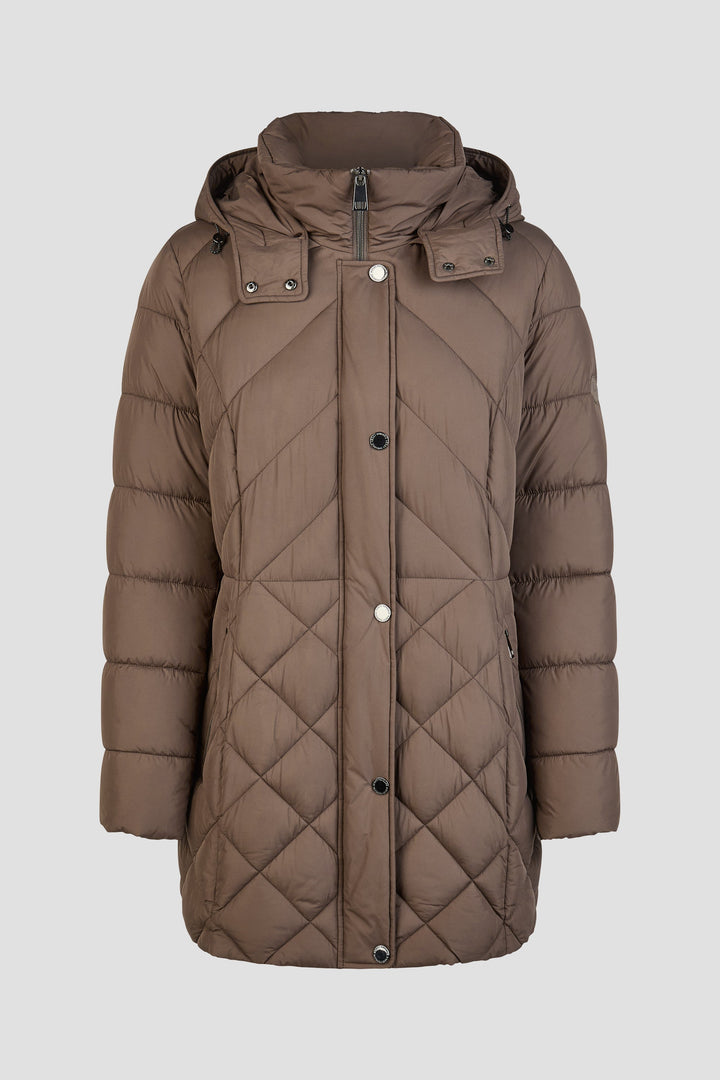 Adèle | Veste Matelassée à Capuche Amovible