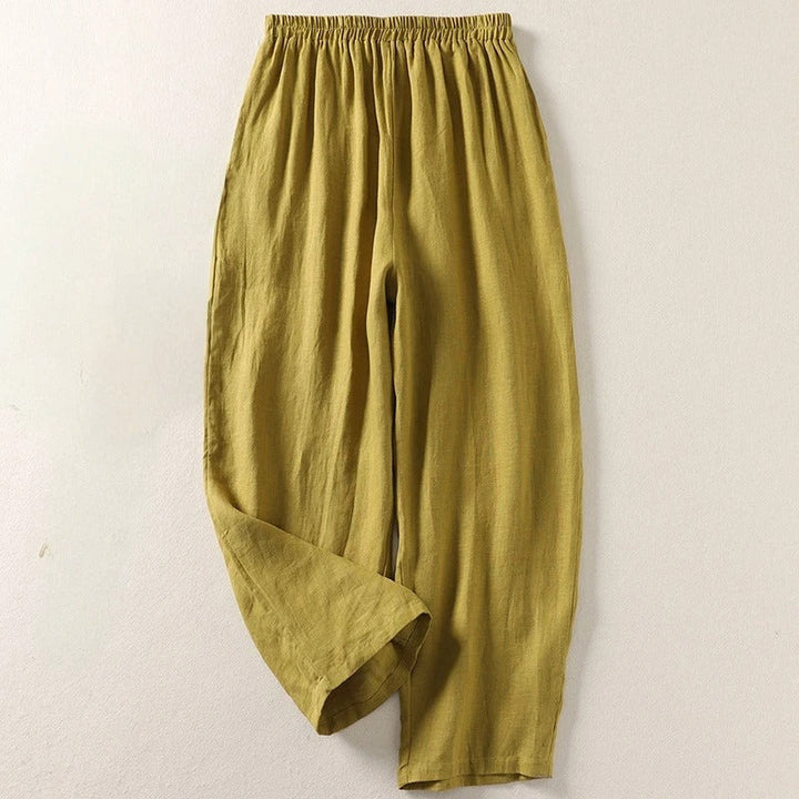 Linéria – Pantalon en Lin à Coupe Décontractée