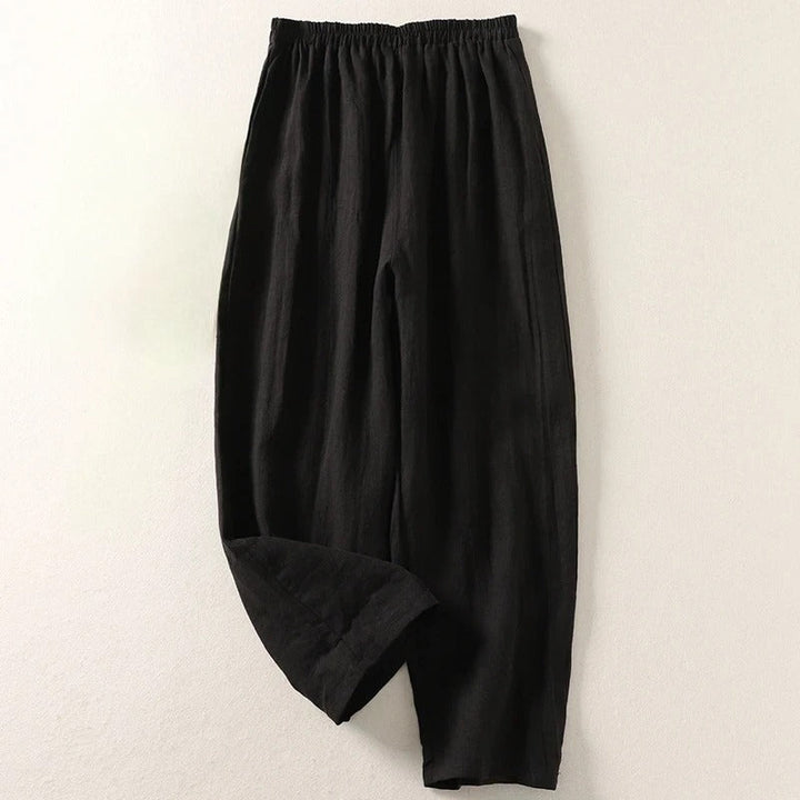 Linéria – Pantalon en Lin à Coupe Décontractée