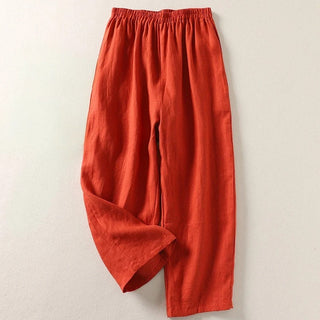 Linéria – Pantalon en Lin à Coupe Décontractée