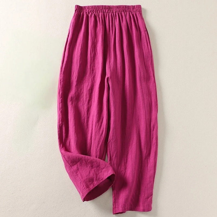 Linéria – Pantalon en Lin à Coupe Décontractée