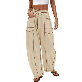 Largéa – Pantalon de Détente à Jambes Larges