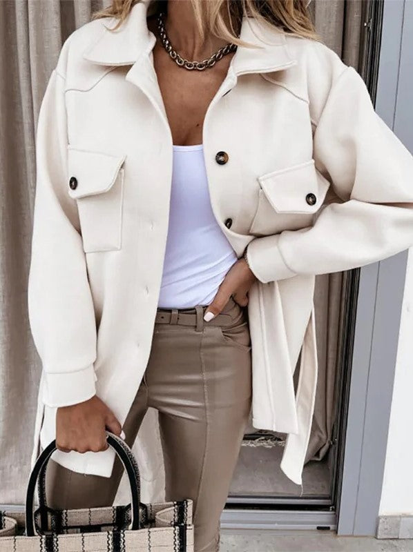 Maréline – Veste Oversize Femme Style Décontracté