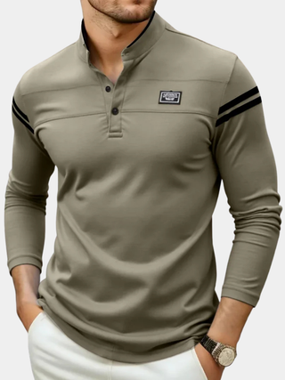 Longélio – T-Shirt à Manches Longues Moderne pour Homme