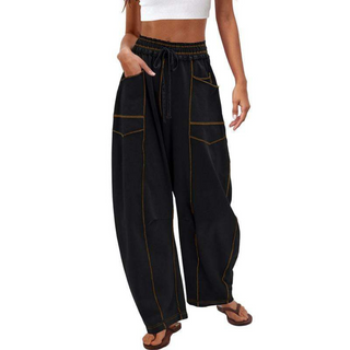 Largéa – Pantalon de Détente à Jambes Larges