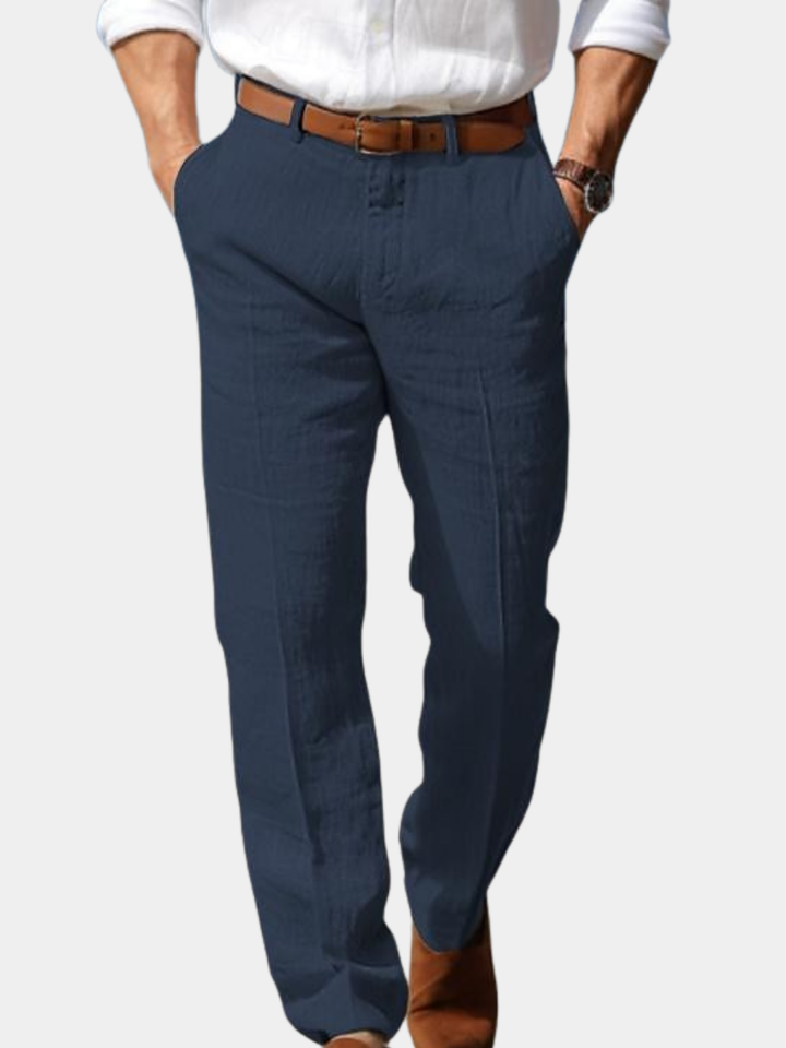 Linovance – Pantalon Homme Luxe en Lin Premium