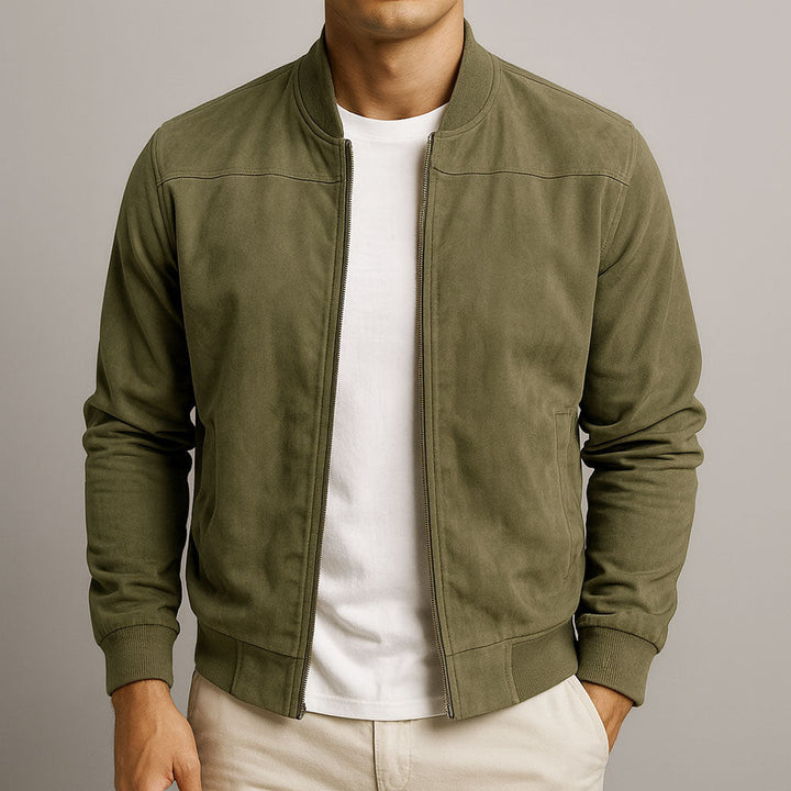Suédorin – Veste en Cuir Suédé Urbaine