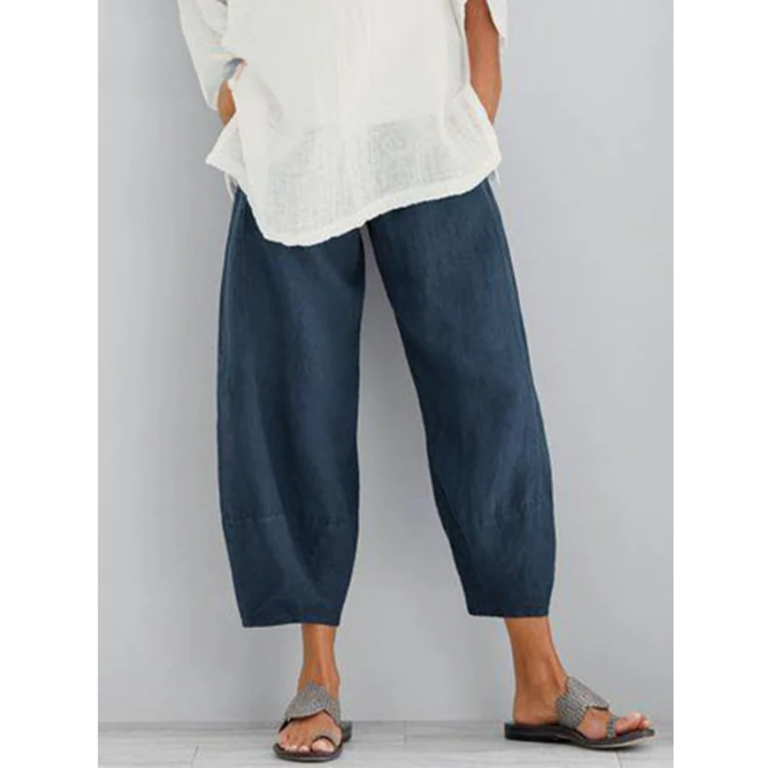 Linévora – Pantalon en Lin Élégant et Confortable