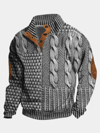 Motivern – Pullover Chaud à Motif