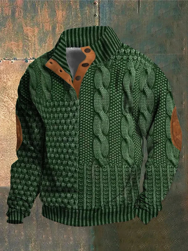 Motivern – Pullover Chaud à Motif