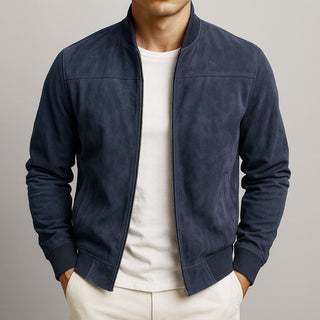 Suédorin – Veste en Cuir Suédé Urbaine