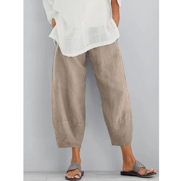 Linévora – Pantalon en Lin Élégant et Confortable