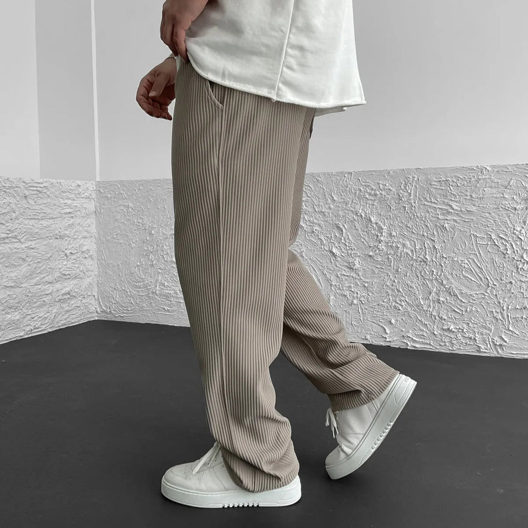 MONTRÉALIS – Pantalon en Maille Côtelée