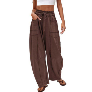 Largéa – Pantalon de Détente à Jambes Larges