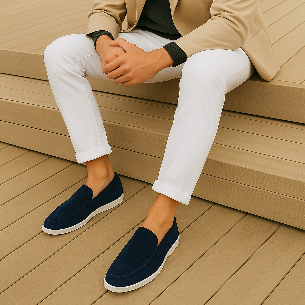 Suédélance – Mocassins Élégants en Daim