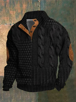 Motivern – Pullover Chaud à Motif