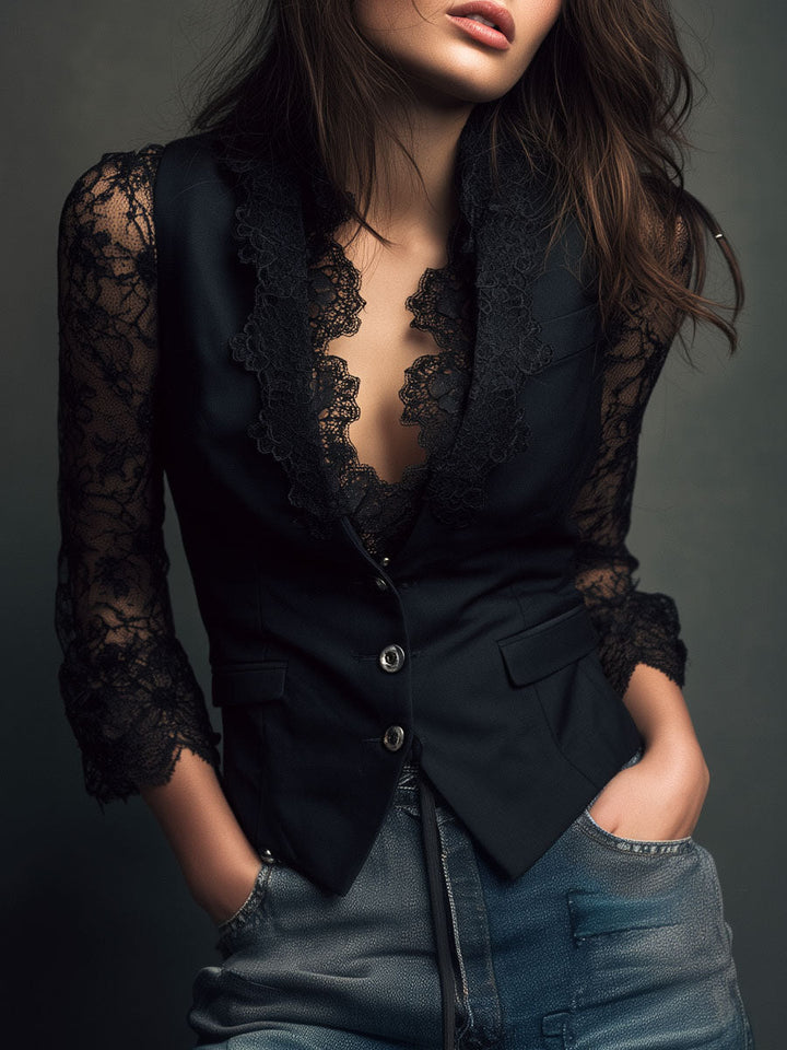 Éléonore | Blazer Élégance Aérienne