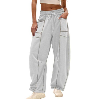 Largéa – Pantalon de Détente à Jambes Larges