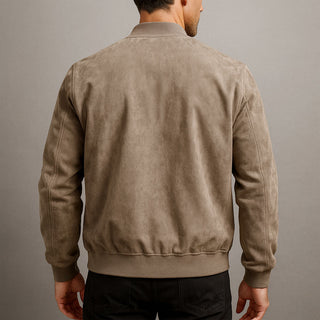 Suédorin – Veste en Cuir Suédé Urbaine