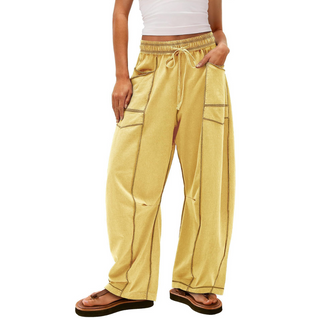 Largéa – Pantalon de Détente à Jambes Larges