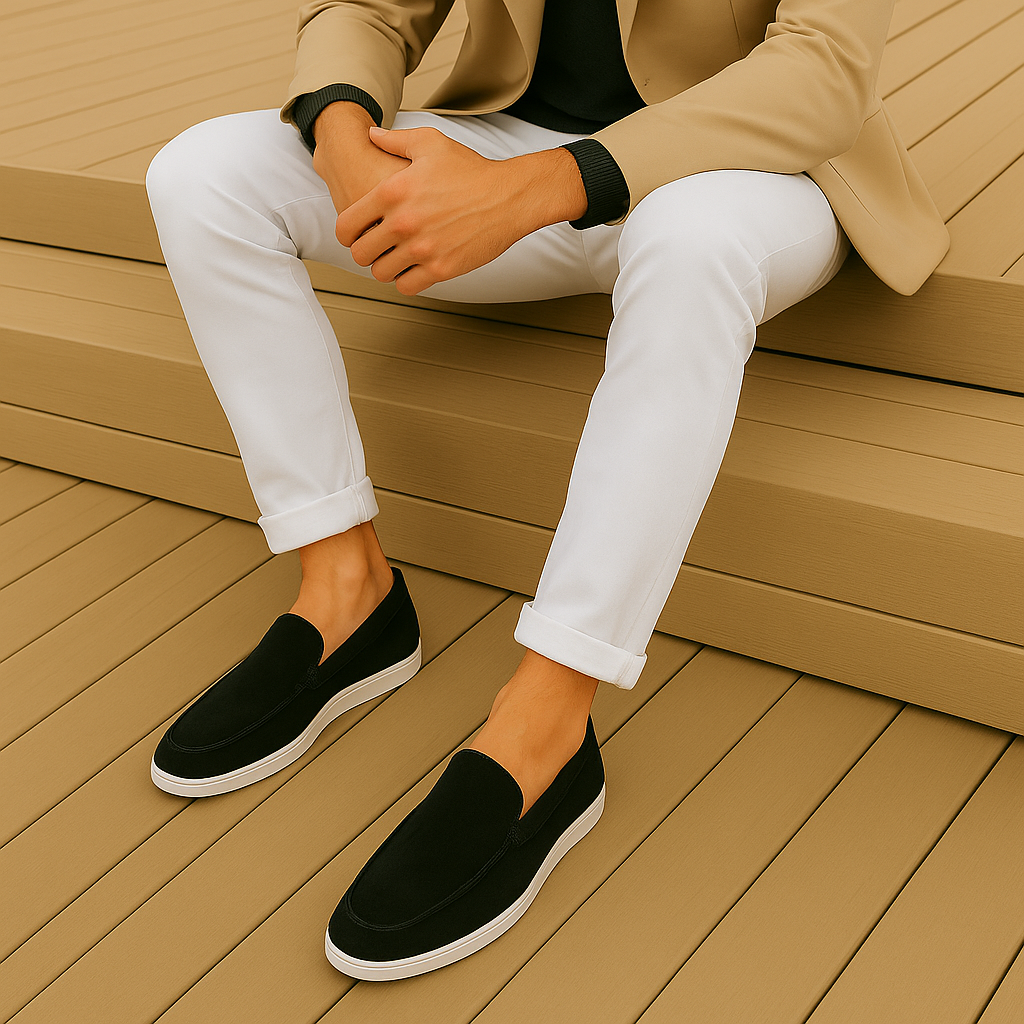 Suédélance – Mocassins Élégants en Daim