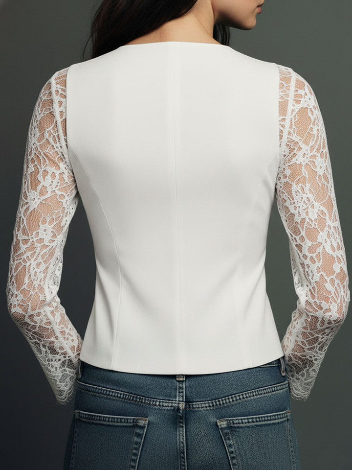 Éléonore | Blazer Élégance Aérienne