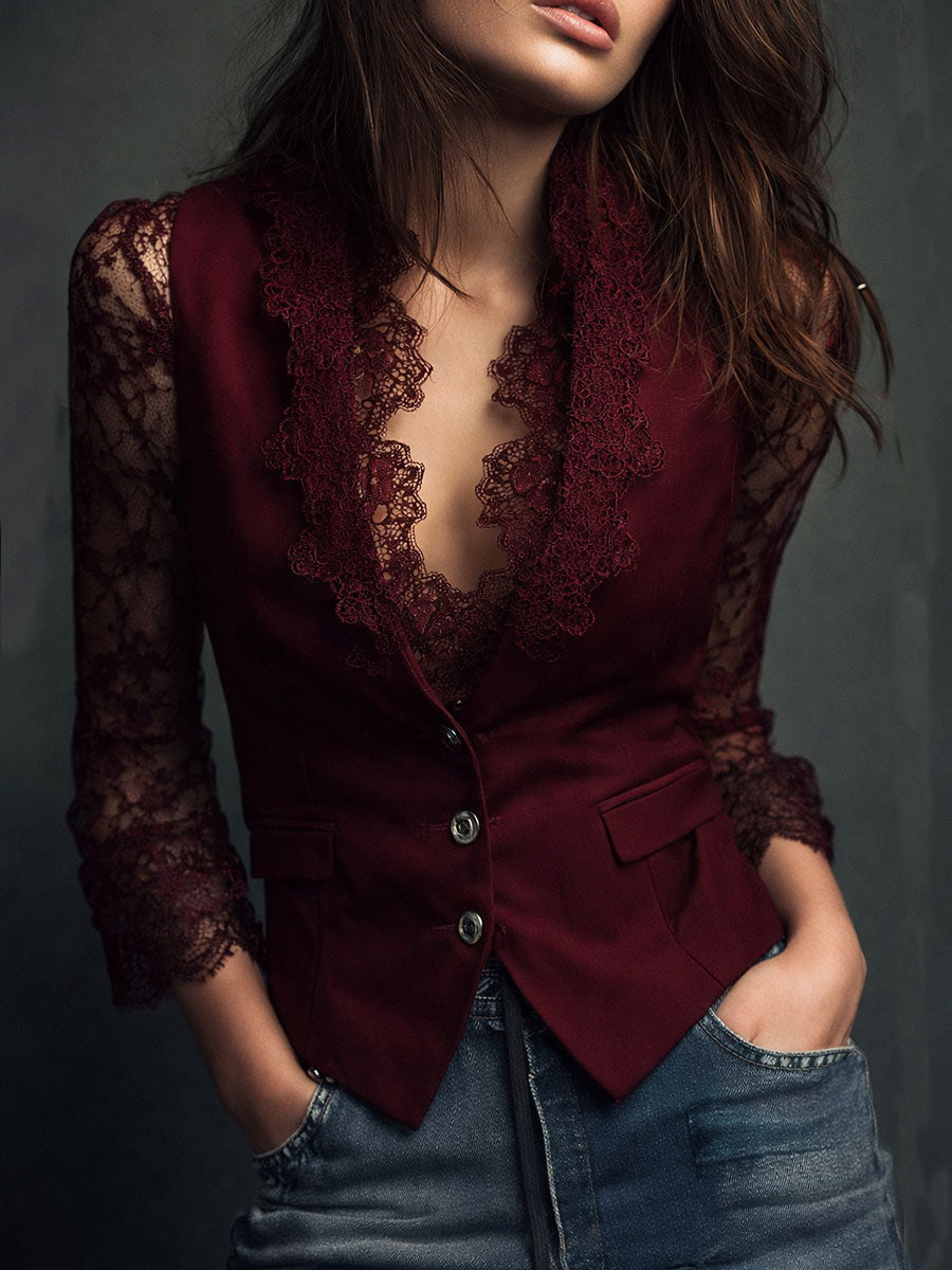 Éléonore | Blazer Élégance Aérienne