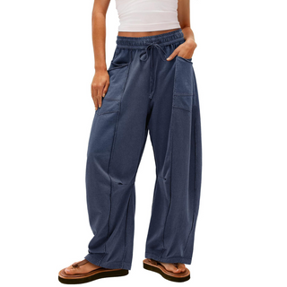 Largéa – Pantalon de Détente à Jambes Larges