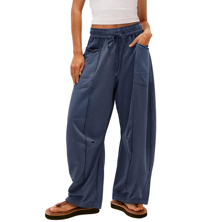 Largéa – Pantalon de Détente à Jambes Larges