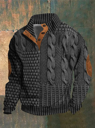 Motivern – Pullover Chaud à Motif