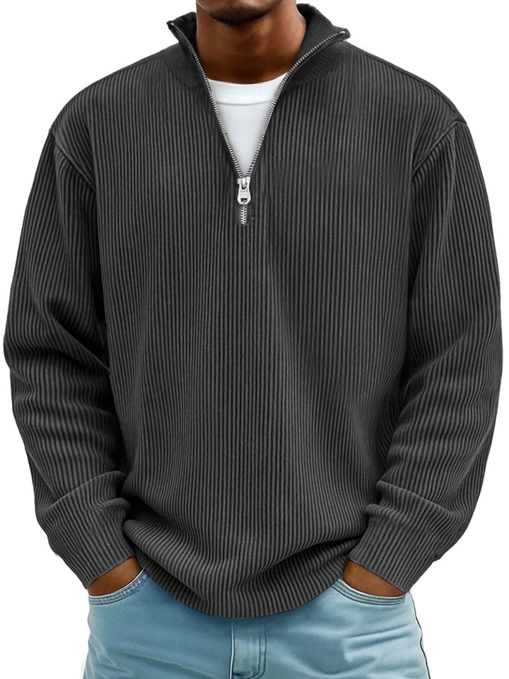 Savéran – Pull Homme Demi-Zip Style Moderne