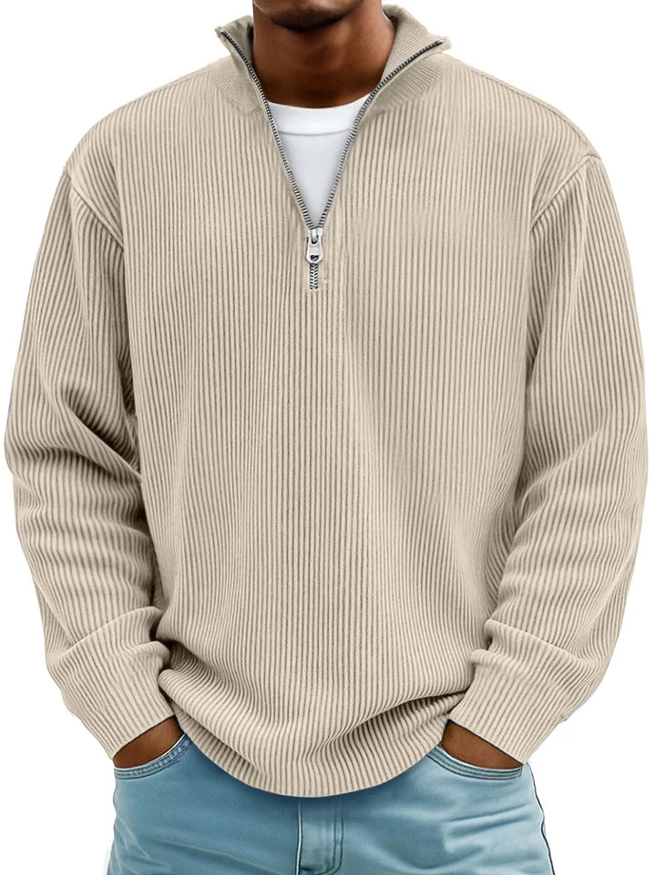 Savéran – Pull Homme Demi-Zip Style Moderne