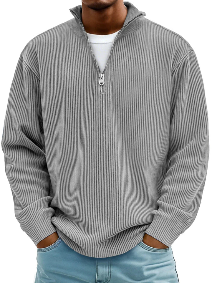 Savéran – Pull Homme Demi-Zip Style Moderne