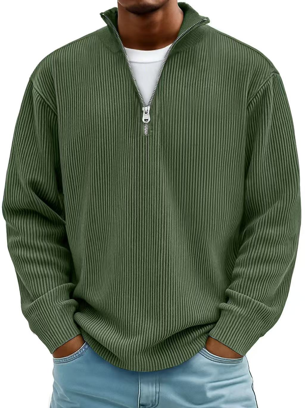 Savéran – Pull Homme Demi-Zip Style Moderne
