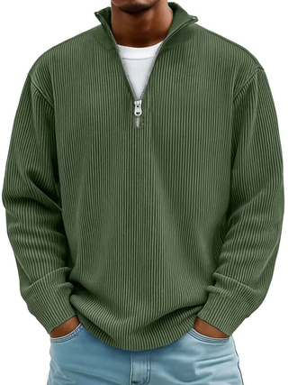 Savéran – Pull Homme Demi-Zip Style Moderne