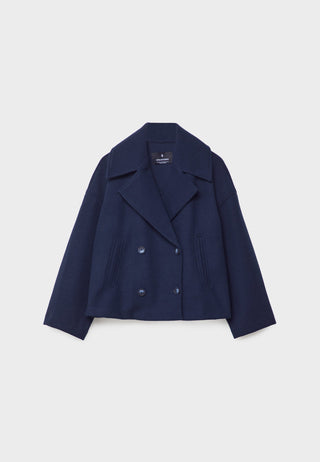 Élovance – Veste Courte Femme Double Boutonnage Coupe Moderne Élégante Mi-Saison