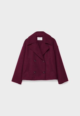 Élovance – Veste Courte Femme Double Boutonnage Coupe Moderne Élégante Mi-Saison