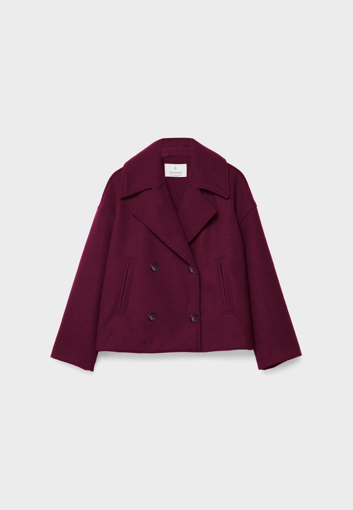 Élovance – Veste Courte Femme Double Boutonnage Coupe Moderne Élégante Mi-Saison