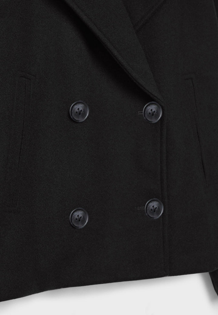 Élovance – Veste Courte Femme Double Boutonnage Coupe Moderne Élégante Mi-Saison