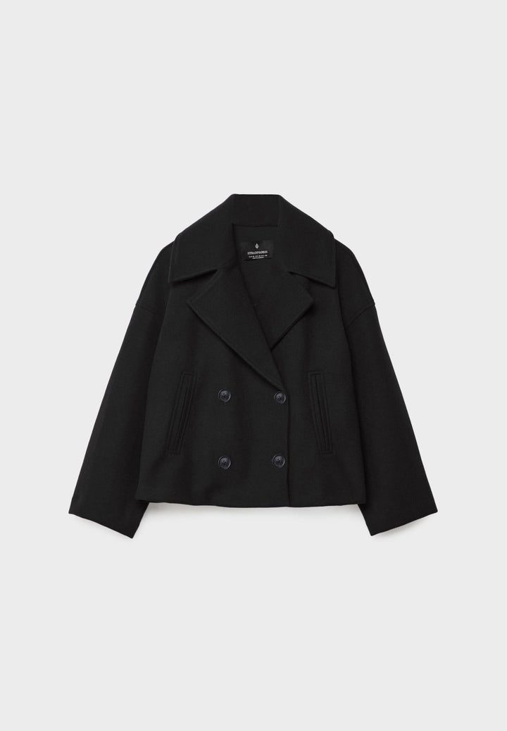 Élovance – Veste Courte Femme Double Boutonnage Coupe Moderne Élégante Mi-Saison