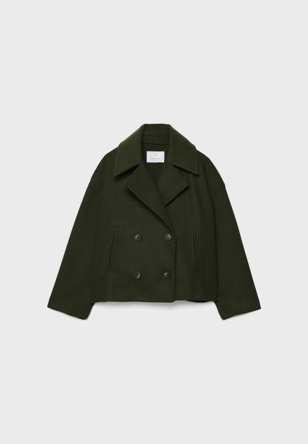 Élovance – Veste Courte Femme Double Boutonnage Coupe Moderne Élégante Mi-Saison