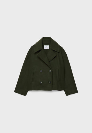 Élovance – Veste Courte Femme Double Boutonnage Coupe Moderne Élégante Mi-Saison