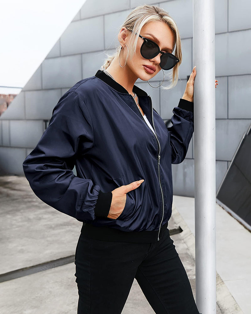Aurélinea – Veste Zippée Femme Style Décontracté et Confort Quotidien