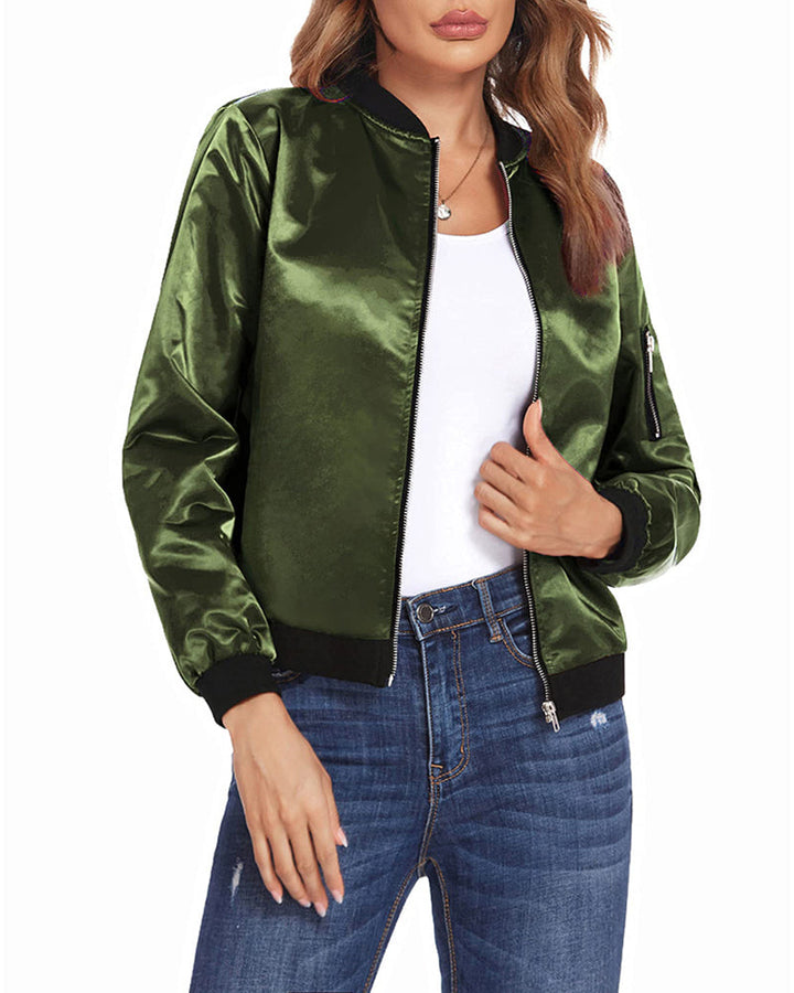 Aurélinea – Veste Zippée Femme Style Décontracté et Confort Quotidien