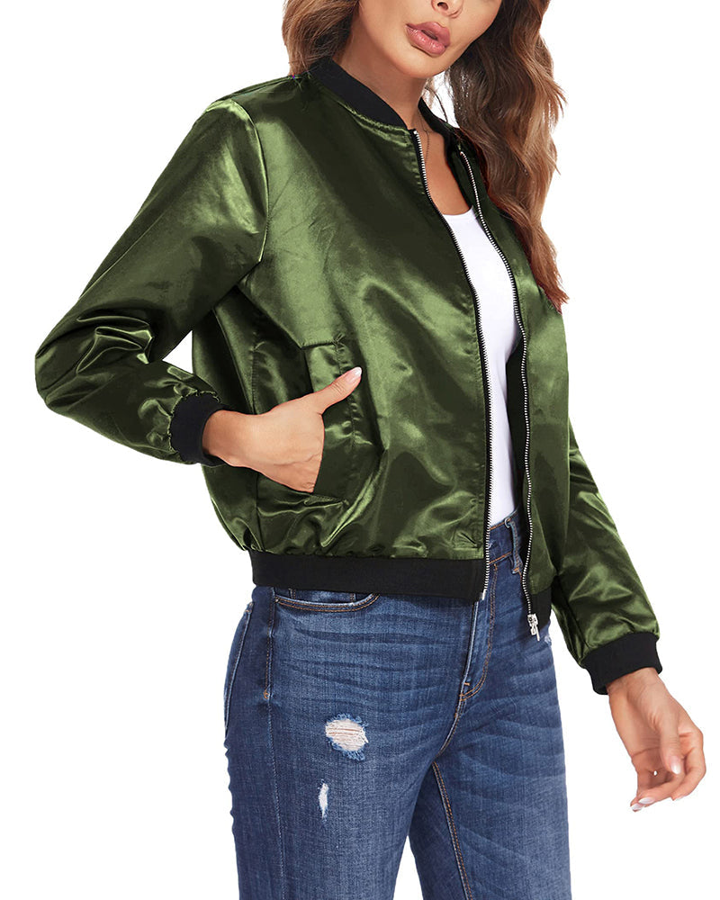 Aurélinea – Veste Zippée Femme Style Décontracté et Confort Quotidien