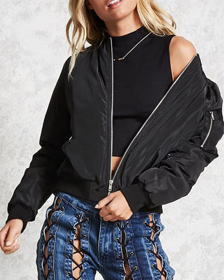 Aurélinea – Veste Zippée Femme Style Décontracté et Confort Quotidien
